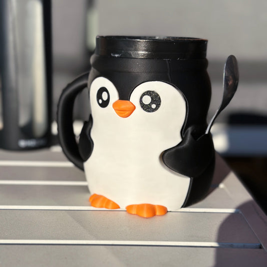 Penguin Ice Cream Pint Holder, Ice Cream Tub Holder
