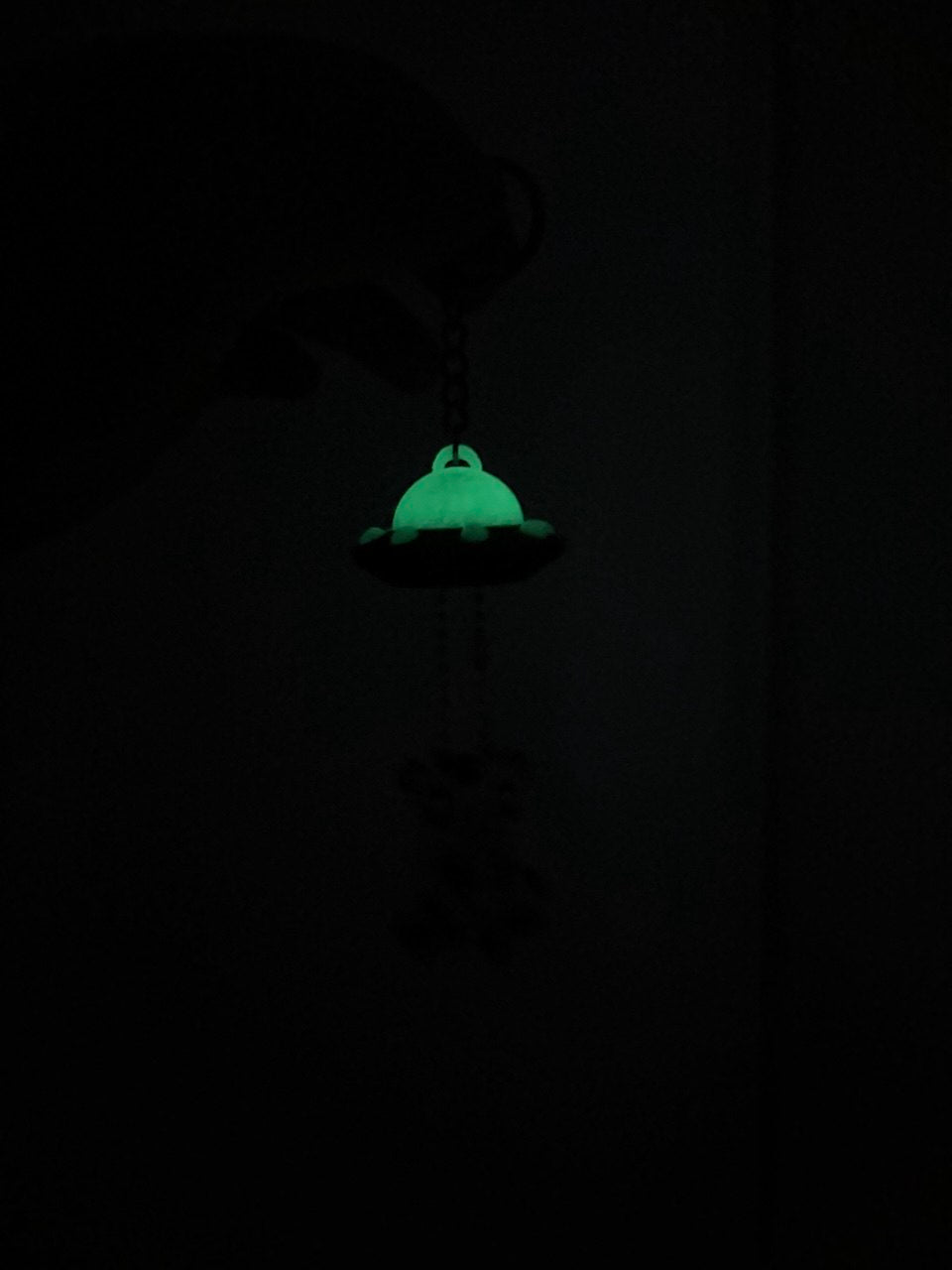 Abducted Cow Keychain *Glow in the Dark*