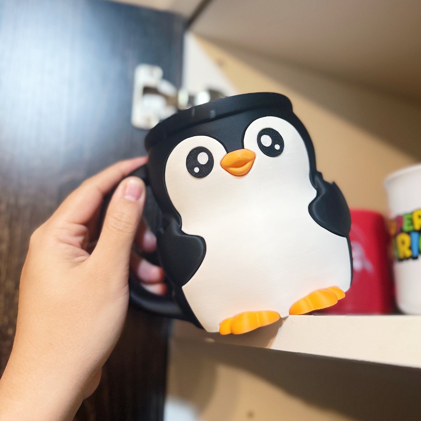 Penguin Ice Cream Pint Holder, Ice Cream Tub Holder