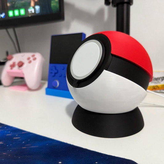 Pokeball-Inspired MagSafe Charger