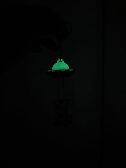 Abducted Cow Keychain *Glow in the Dark*