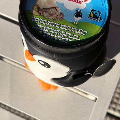 Penguin Ice Cream Pint Holder, Ice Cream Tub Holder