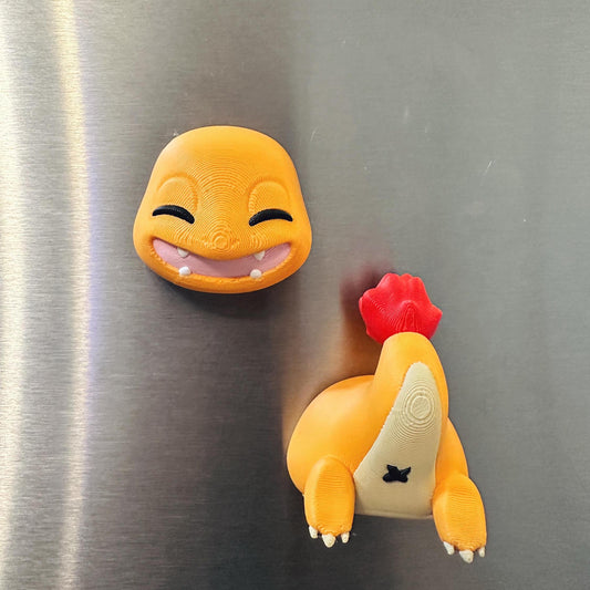 Charmander Head & Bum Magnet